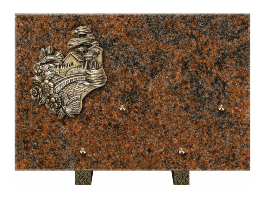 Ventira funeral plaque