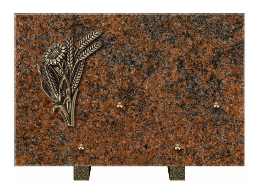 Ventira funeral plaque