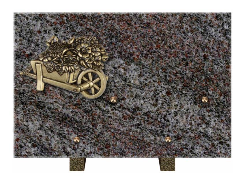 Ventira funeral plaque