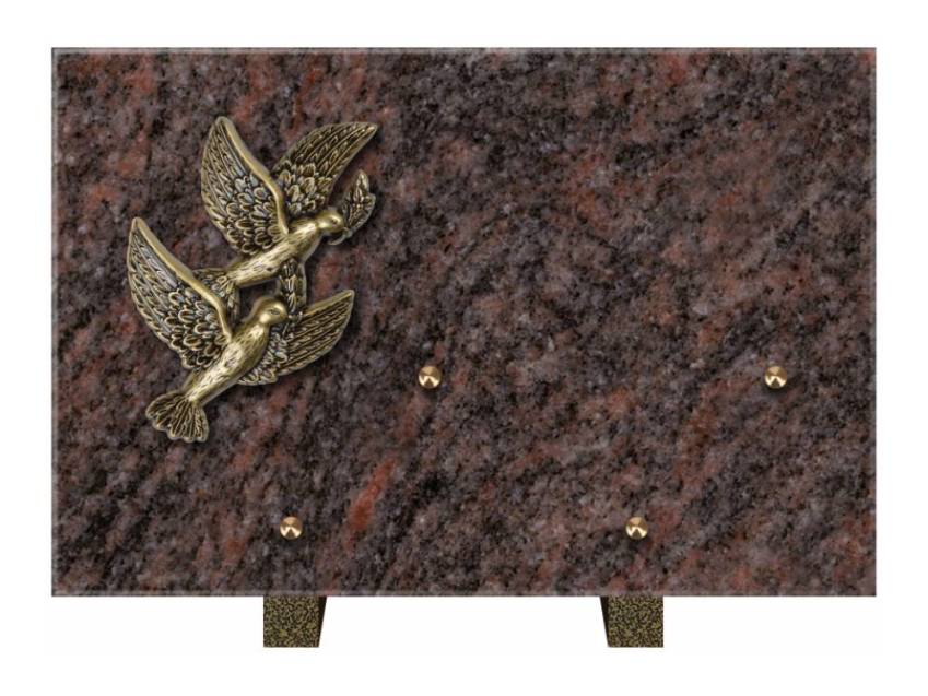 Ventira funeral plaque