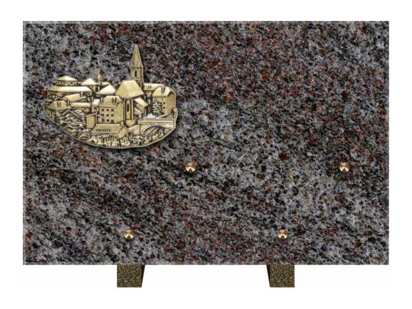 Ventira funeral plaque