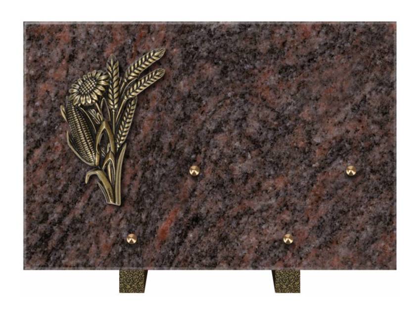 Ventira funeral plaque