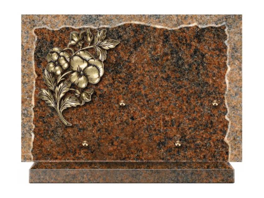 Artistic Granite Rectangle Plaque.