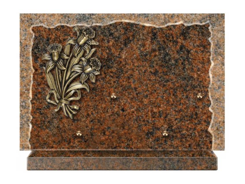 Artistic Granite Rectangle Plaque.