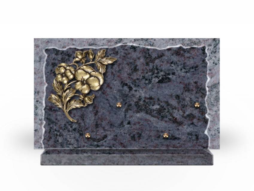 Artistic Granite Rectangle Plaque.