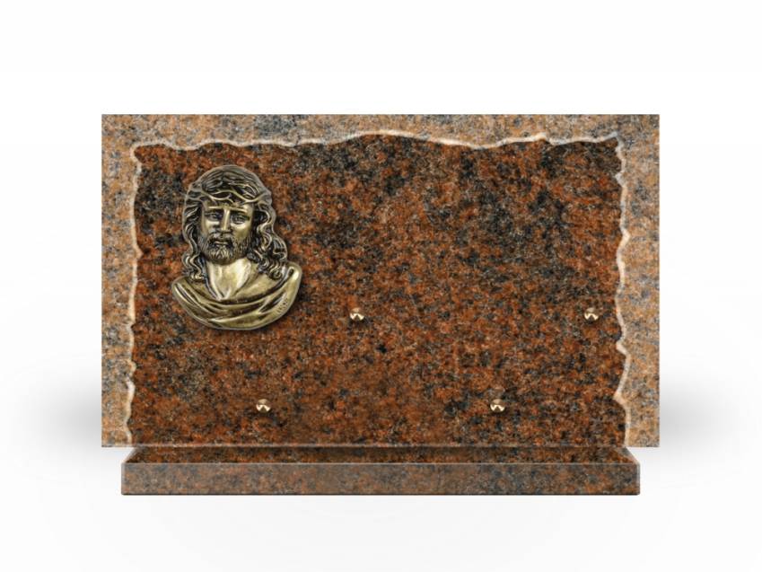 Artistic Granite Rectangle Plaque.