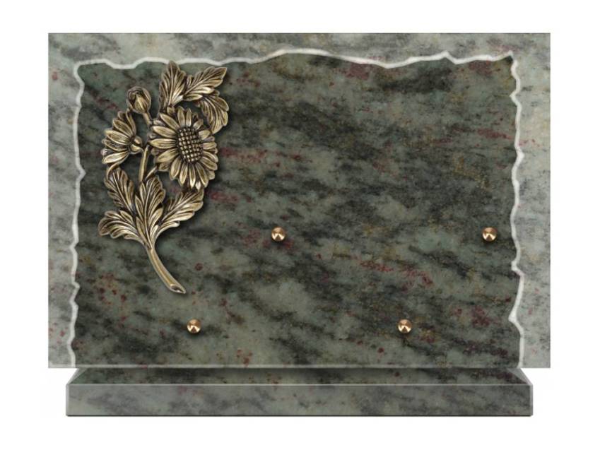 Artistic Granite Rectangle Plaque.