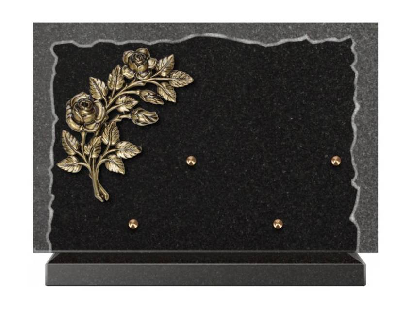 Artistic Granite Rectangle Plaque.