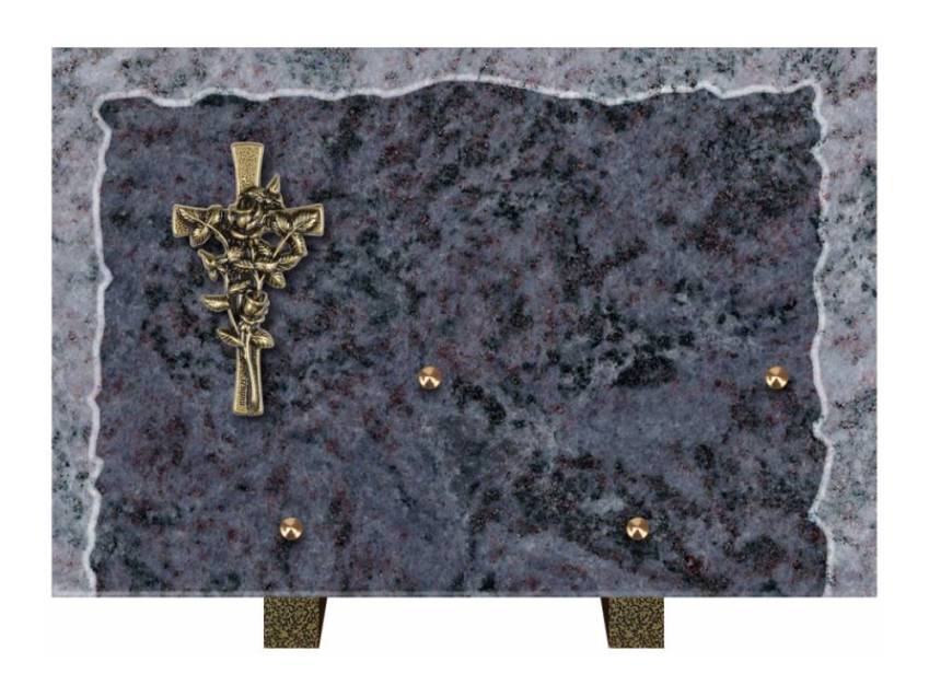 Artistic Granite Rectangle Plaque.