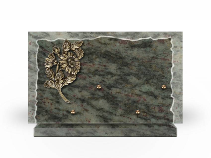 Artistic Granite Rectangle Plaque.