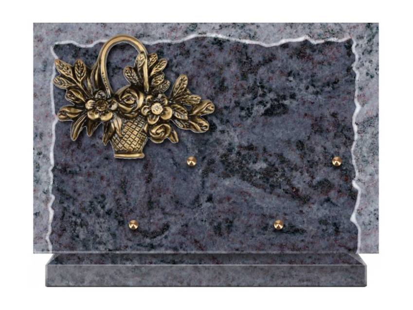 Artistic Granite Rectangle Plaque.