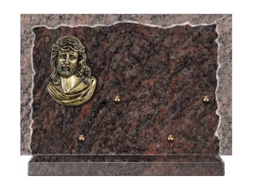 Artistic Granite Rectangle Plaque.