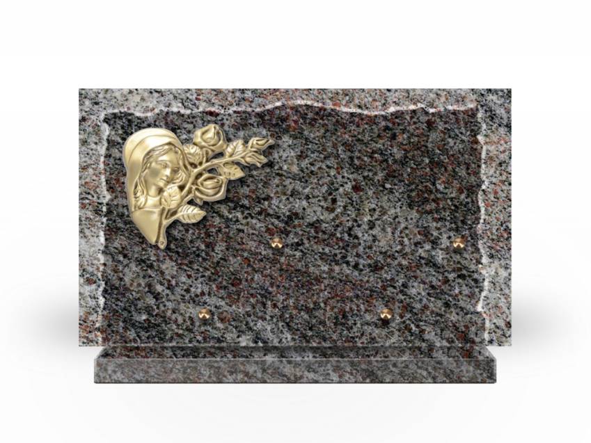 Artistic Granite Rectangle Plaque.