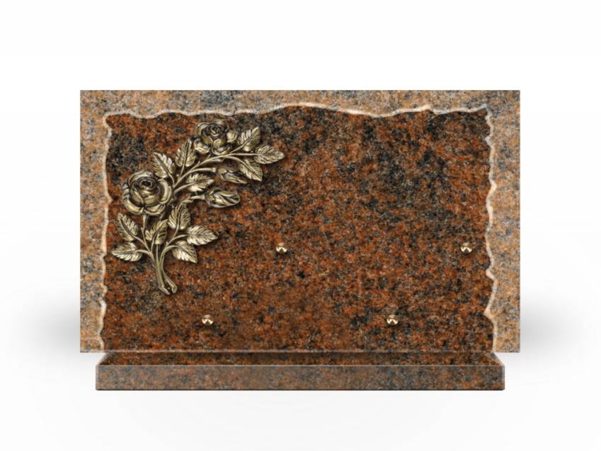 Artistic Granite Rectangle Plaque.