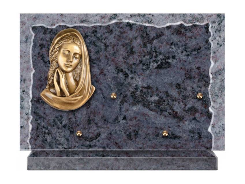 Artistic Granite Rectangle Plaque.