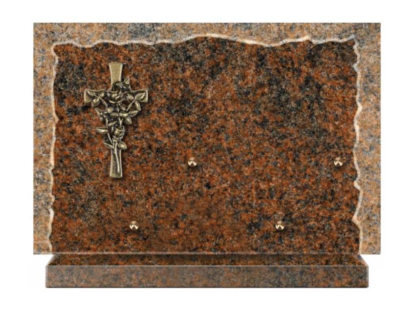 Artistic Granite Rectangle Plaque.