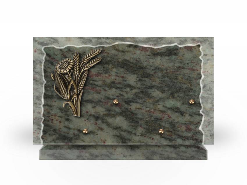 Artistic Granite Rectangle Plaque.