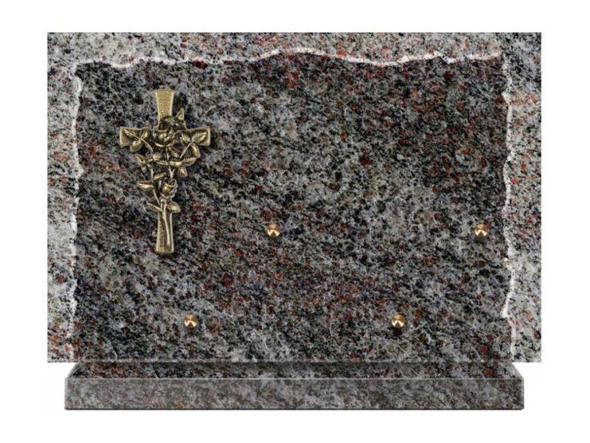 Artistic Granite Rectangle Plaque.