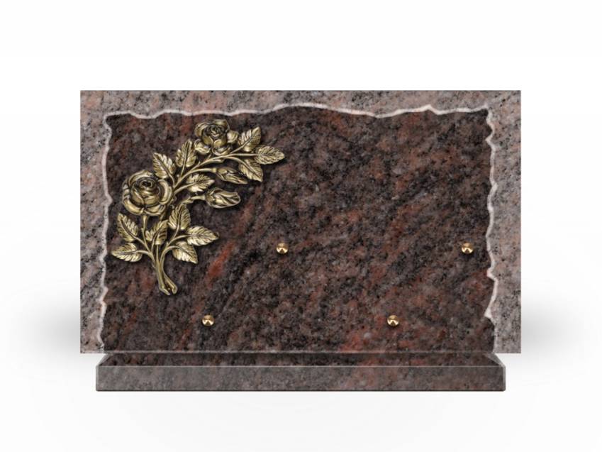 Artistic Granite Rectangle Plaque.