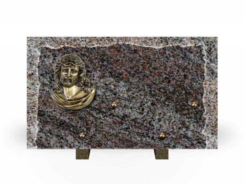 Artistic Granite Rectangle Plaque.