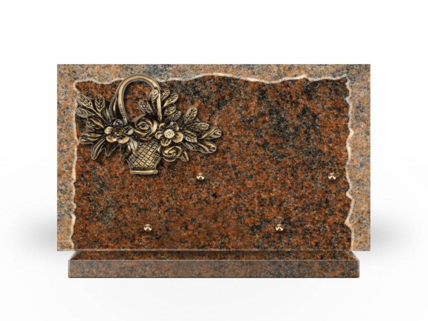 Artistic Granite Rectangle Plaque.