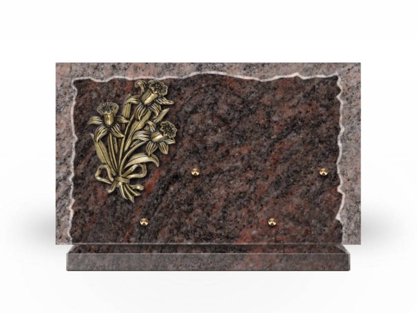 Artistic Granite Rectangle Plaque.