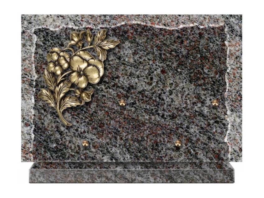 Artistic Granite Rectangle Plaque.