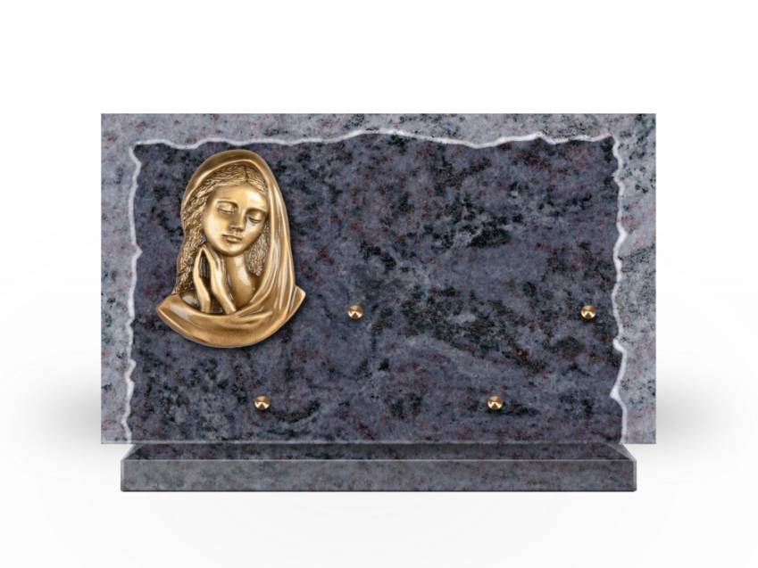 Artistic Granite Rectangle Plaque.