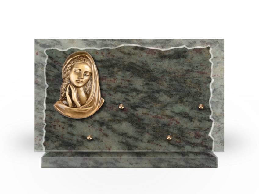 Artistic Granite Rectangle Plaque.