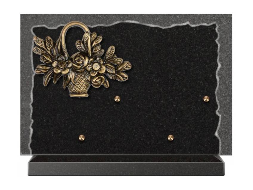 Artistic Granite Rectangle Plaque.