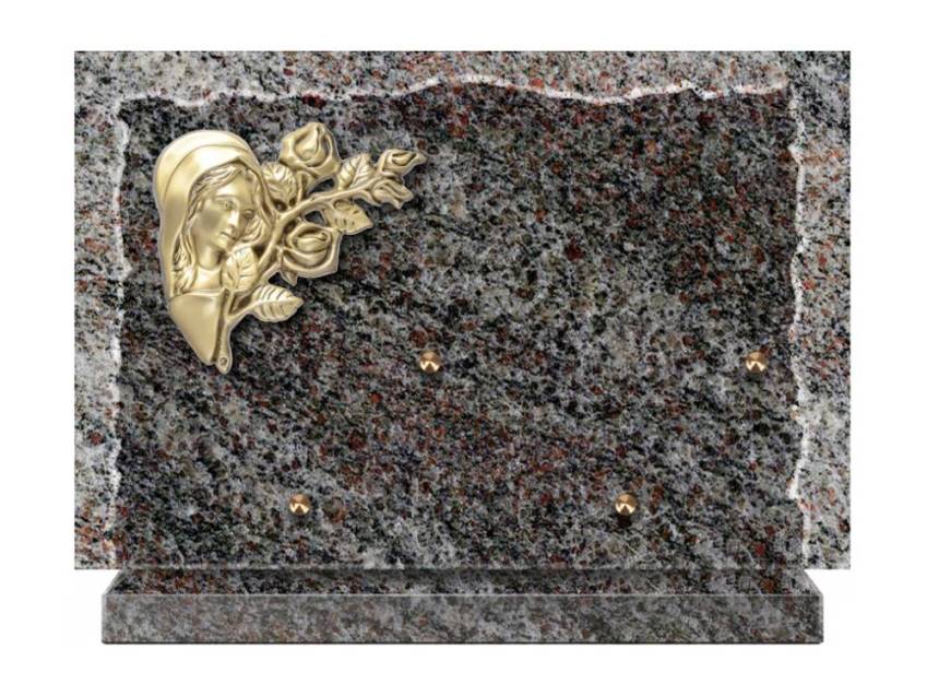 Artistic Granite Rectangle Plaque.