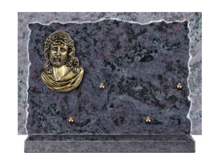 Artistic Granite Rectangle Plaque.