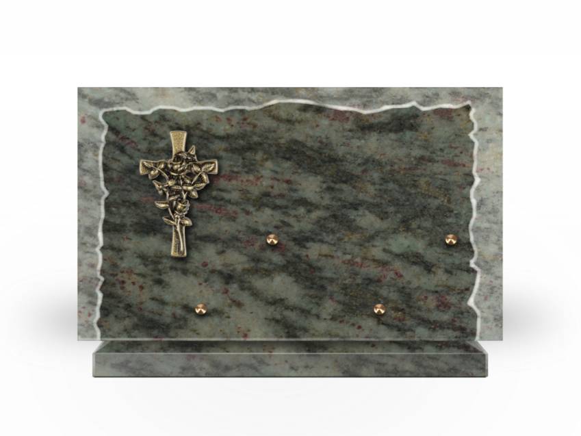 Artistic Granite Rectangle Plaque.