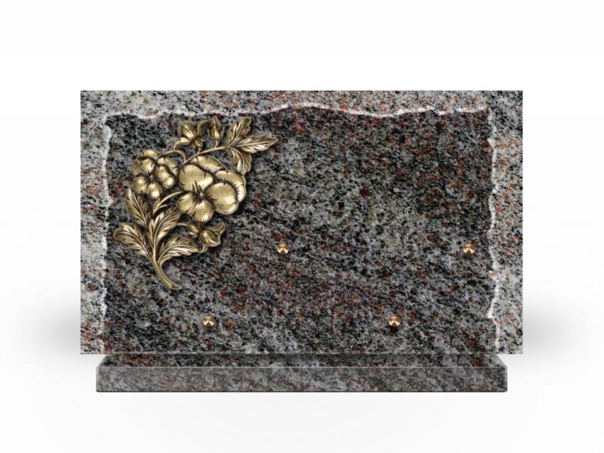 Artistic Granite Rectangle Plaque.