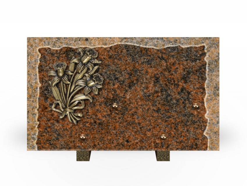 Artistic Granite Rectangle Plaque.