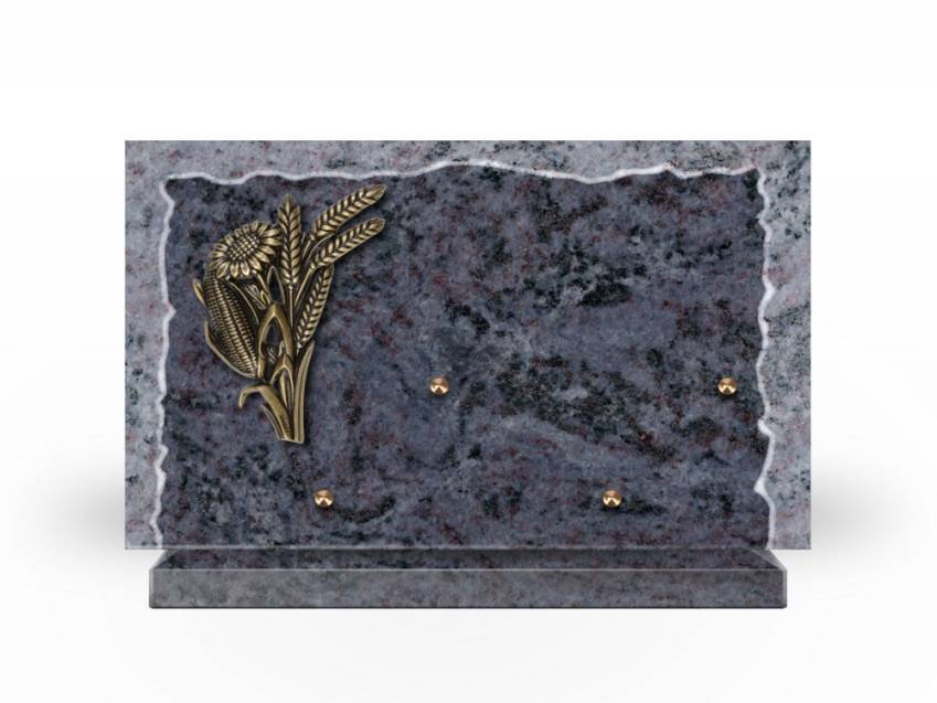 Artistic Granite Rectangle Plaque.