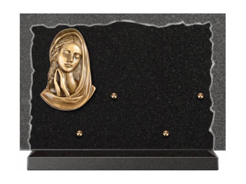 Artistic Granite Rectangle Plaque.