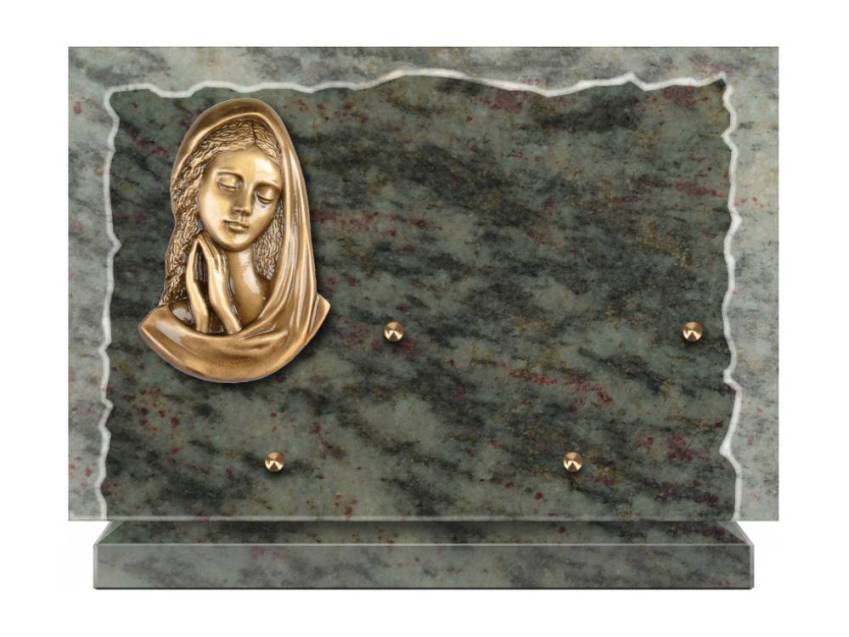 Artistic Granite Rectangle Plaque.