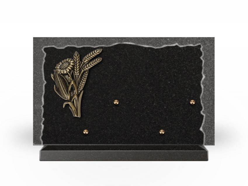 Artistic Granite Rectangle Plaque.