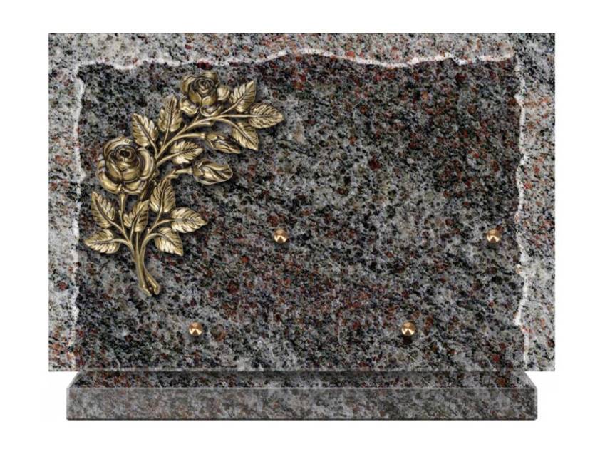 Artistic Granite Rectangle Plaque.