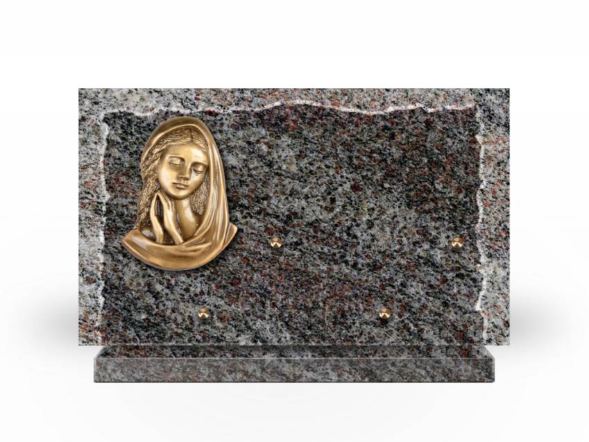 Artistic Granite Rectangle Plaque.