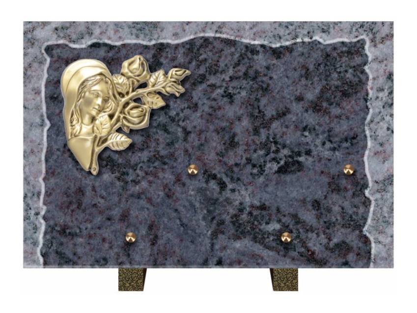 Artistic Granite Rectangle Plaque.