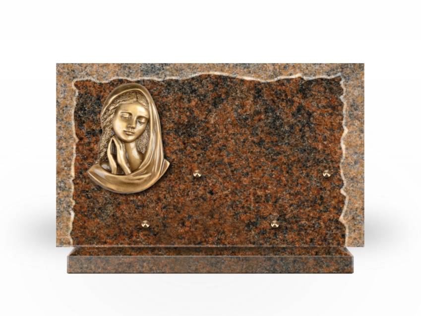 Artistic Granite Rectangle Plaque.