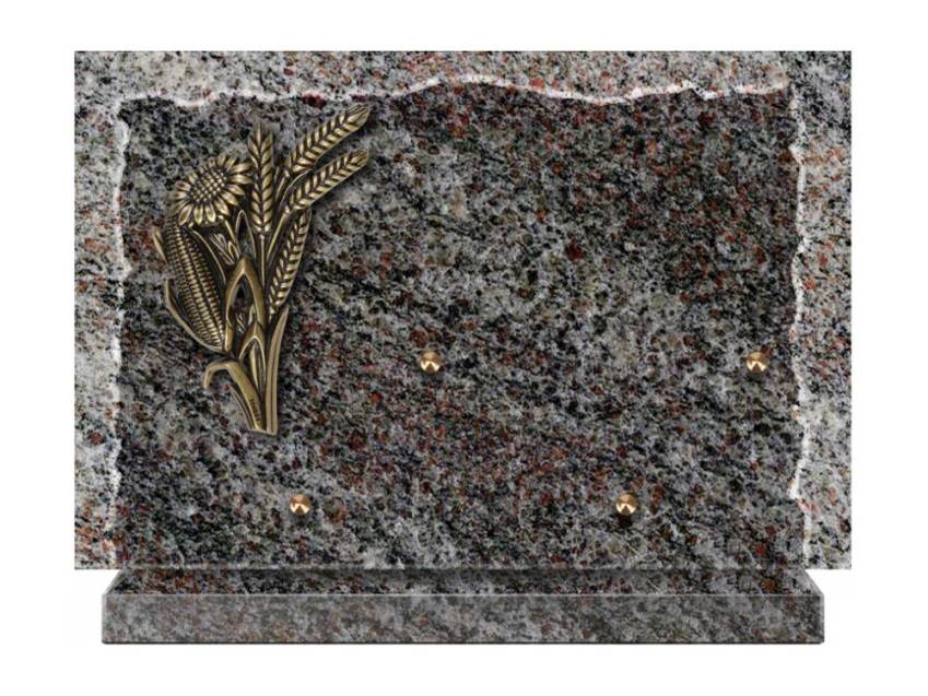 Artistic Granite Rectangle Plaque.