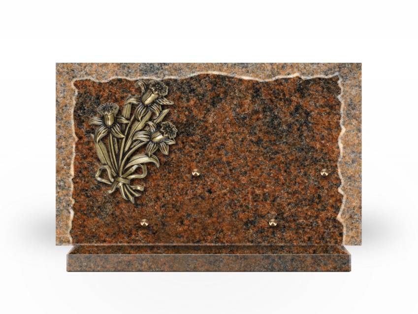 Artistic Granite Rectangle Plaque.