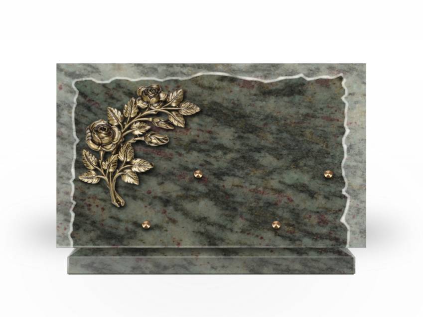 Artistic Granite Rectangle Plaque.