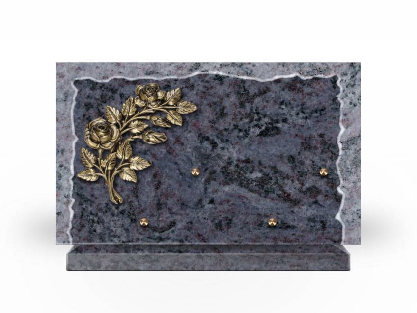 Artistic Granite Rectangle Plaque.