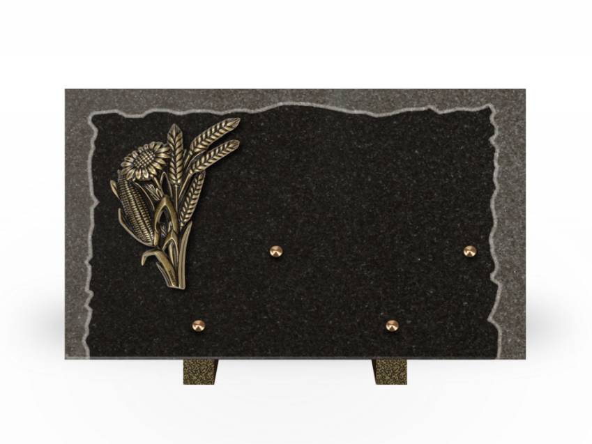 Artistic Granite Rectangle Plaque.