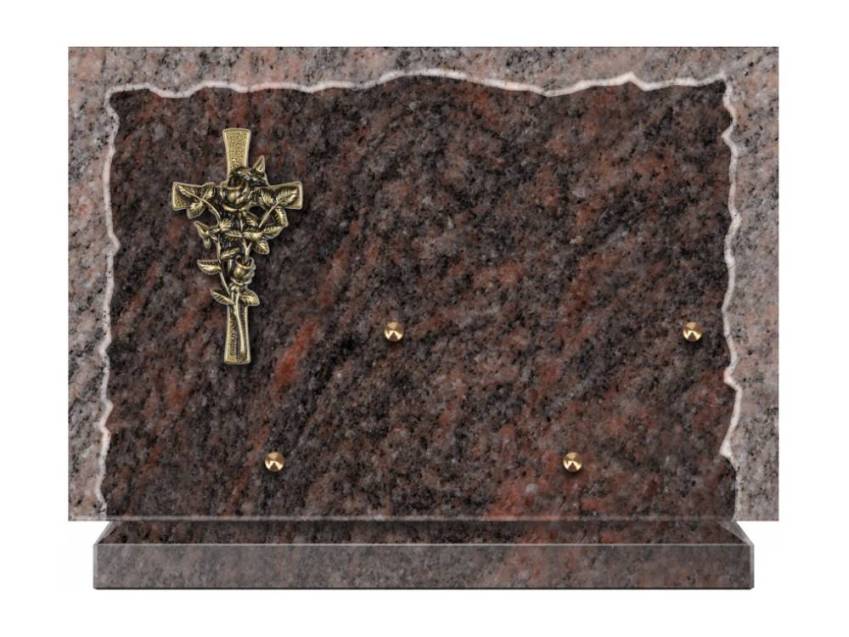 Artistic Granite Rectangle Plaque.