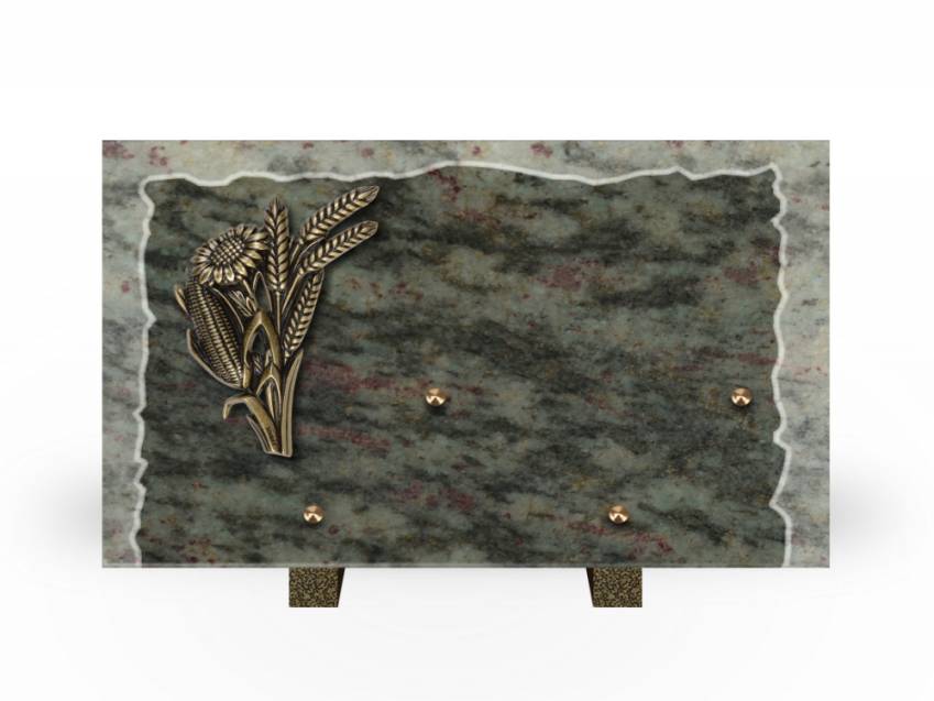 Artistic Granite Rectangle Plaque.